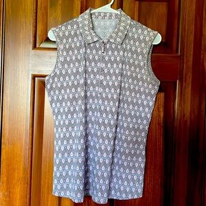 Pretty sleeveless golf shirt
